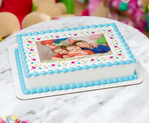 Stars PhotoCake® Edible Image® Frame