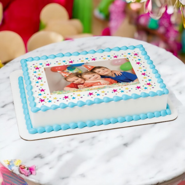 Stars PhotoCake® Edible Image® Frame