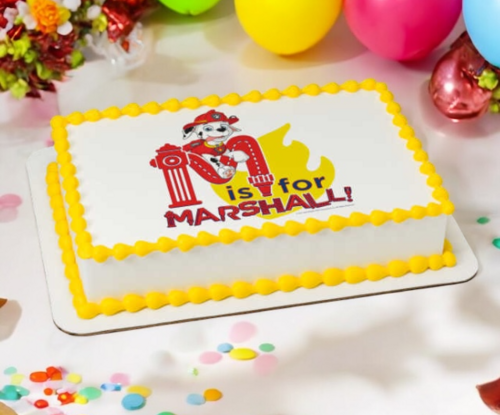 PAW Patrol M is for Marshall PhotoCake® Image Cake