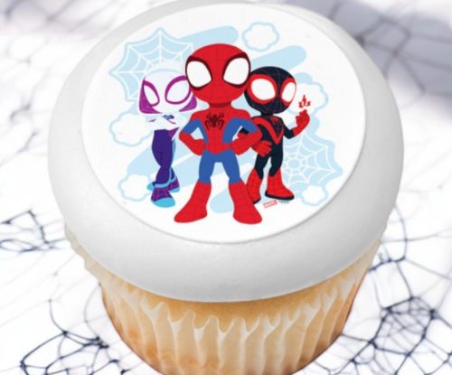 MARVEL Spidey and His Amazing Friends PhotoCake® Edible Image® Cupcakes (12 Cupcakes)