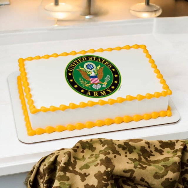 U.S. Army Edible Image® Cake