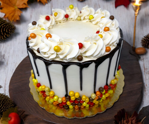 Fall Candies Cake