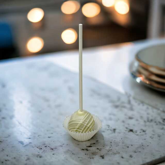 White Almond Cake Pop