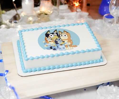 Bluey Family PhotoCake® Edible Image®