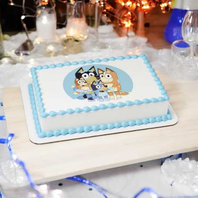 Bluey Family PhotoCake® Edible Image®