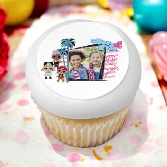 L.O.L. SURPRISE!™ #BFF's 4 Eva! PhotoCake® Edible Image® Cupcake Frame (12 Cupcakes) 