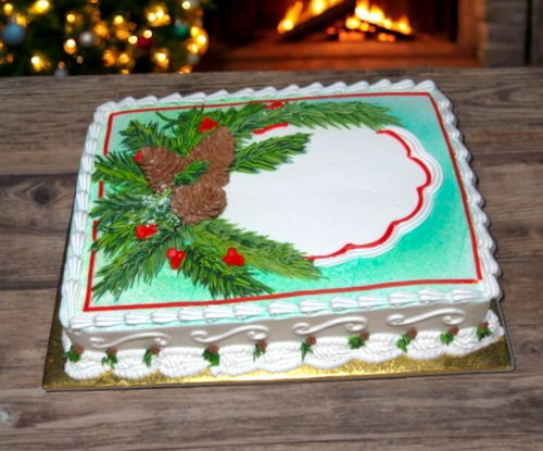 Christmas Pinecones Cake