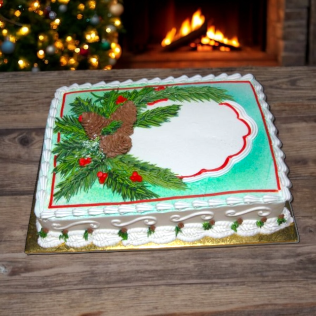 Christmas Pinecones Cake