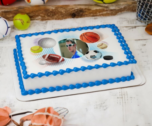 Sports Collage PhotoCake® Edible Image® Frame