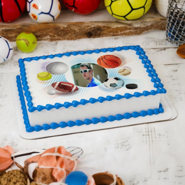 Sports Collage PhotoCake® Edible Image® Frame