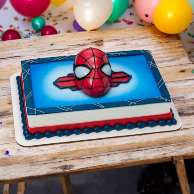 Marvel's Spider-Man Ultimate Light Up Eyes DecoSet® Kit Cake