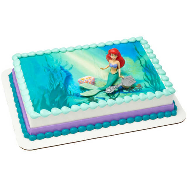 Disney Princess Ariel Colors of the Sea PhotoCake® Edible Image® DecoSet® Background