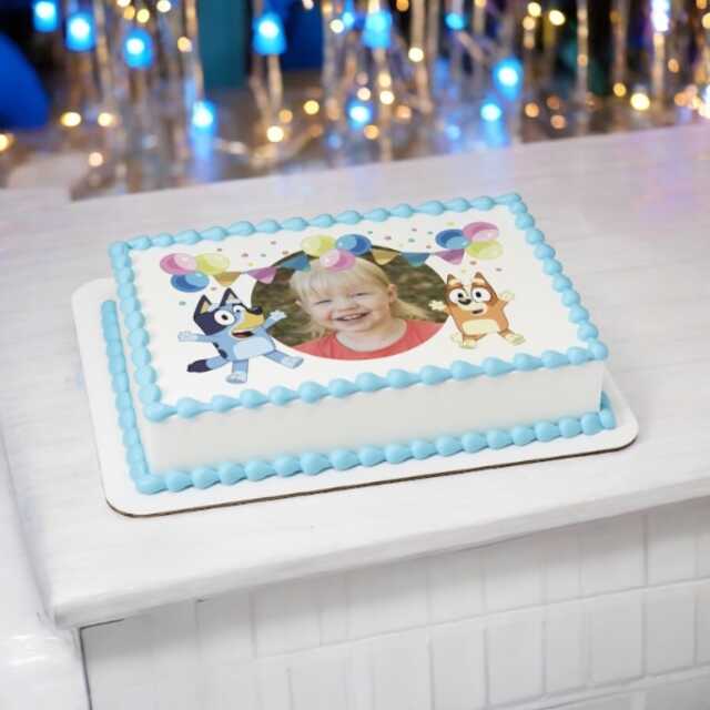 Bluey Party Fun PhotoCake® Edible Image® Frame