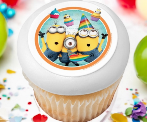 Despicable Me Party Time! PhotoCake® Edible Image Cupcakes (12 Cupcakes)