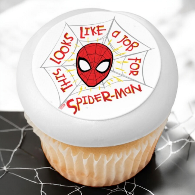 Marvel's Spider-Man™ A Job for Spider-Man PhotoCake® Edible Image® Cupcakes (12 Cupcakes)