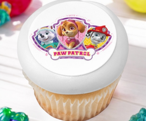 PAW Patrol Skye, Everest, & Marshall PhotoCake® Edible Image® Cupcakes (12 Cupcakes) 