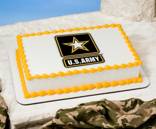 United States Army® PhotoCake® Edible Image® Cake