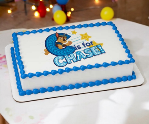 PAW Patrol™ C is for Chase PhotoCake® Edible Image® Cake