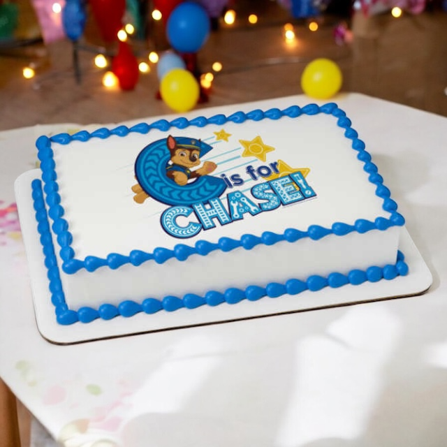 PAW Patrol™ C is for Chase PhotoCake® Edible Image® Cake