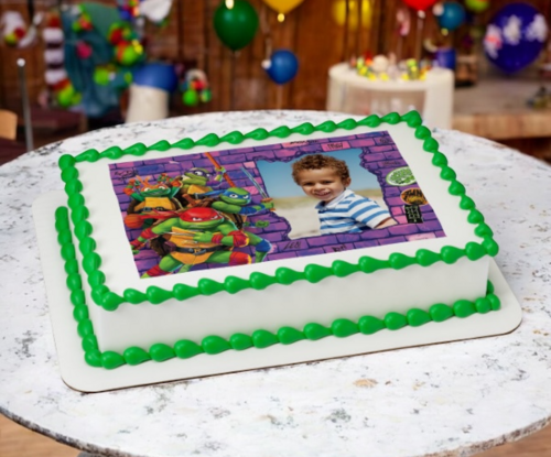 TMNT Mutant Mayhem Super Mutant PhotoCake® Edible Image® Frame