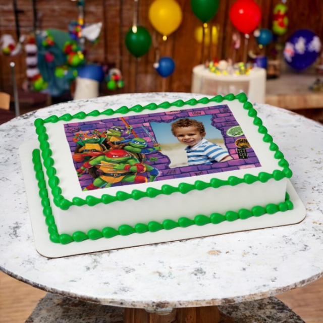 TMNT Mutant Mayhem Super Mutant PhotoCake® Edible Image® Frame