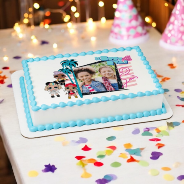 L.O.L. SURPRISE!™ #BFF's 4 Eva! PhotoCake® Edible Image® Frame