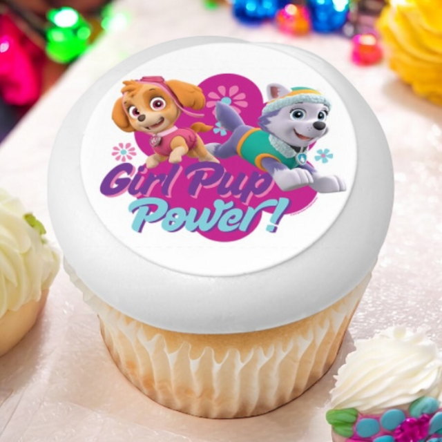 PAW Patrol™ Girl Pup Power PhotoCake® Edible Image® Cupcakes (12 Cupcakes) 