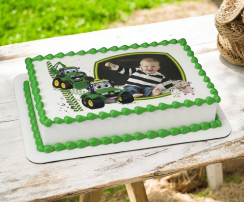 John Deere and Friends! PhotoCake® Edible Image® Frame