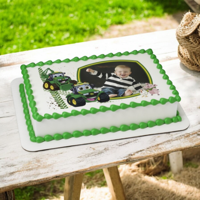 John Deere and Friends! PhotoCake® Edible Image® Frame