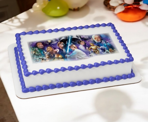 Star Wars™ A Galaxy Far, Far Away PhotoCake® Edible Image® Cake