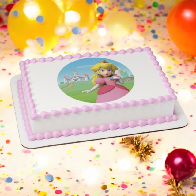 Super Mario™ Princess Peach PhotoCake® Edible Image®