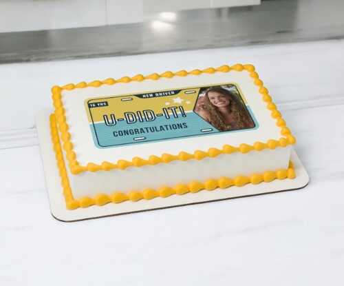 Drivers License PhotoCake® Edible Image® Frame