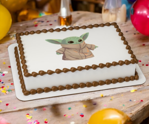 Disney - Star Wars™ The Mandalorian The Child PhotoCake® Edible Image® Cake