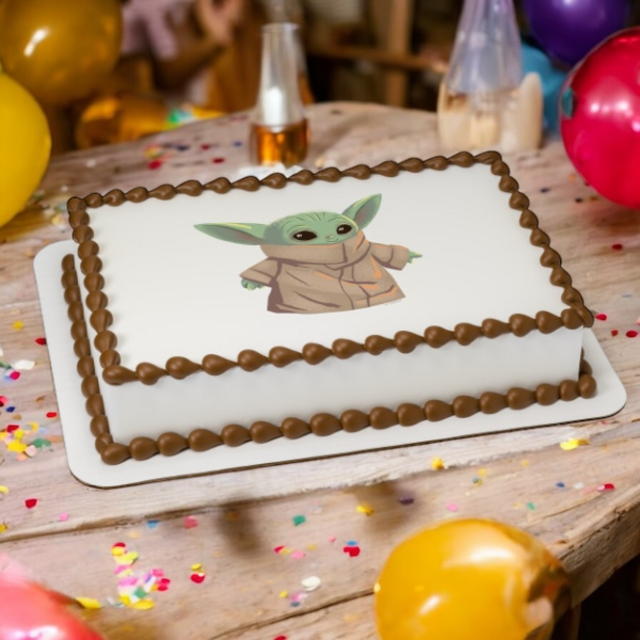 Disney - Star Wars™ The Mandalorian The Child PhotoCake® Edible Image® Cake