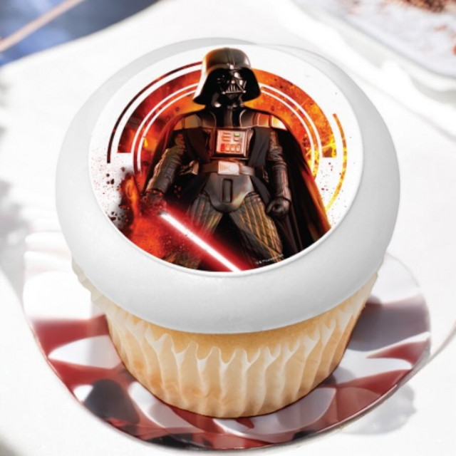 Disney - STAR WARS™ Darth Vader™ PhotoCake® Edible Image® (12 Cupcakes)