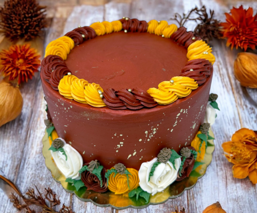 Fall Pumpkins Cake