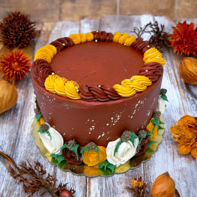 Fall Pumpkins Cake