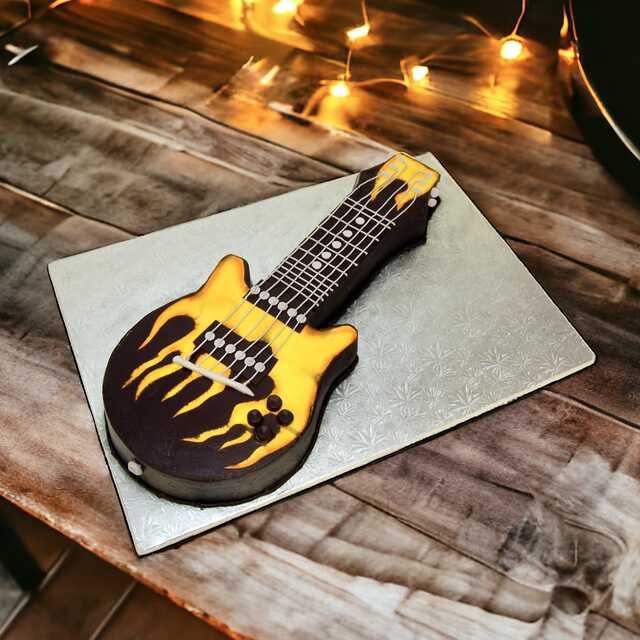 Cut Out Electric Guitar