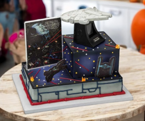 Star Wars Millennium Falcon Cake