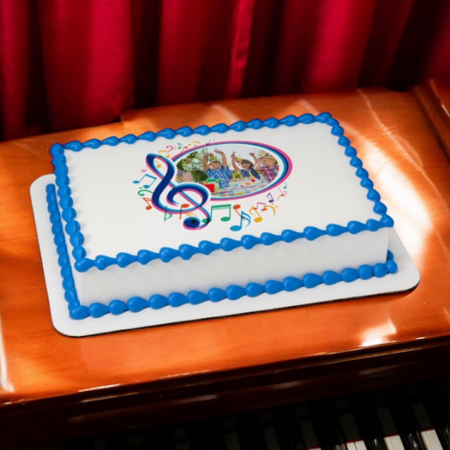 Music PhotoCake® Edible Image® Frame