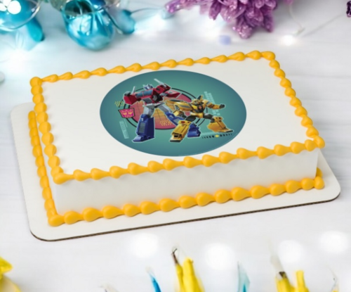 Transformer Edible Image Cakes