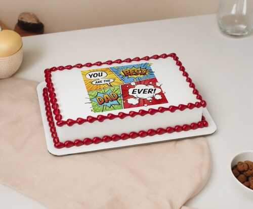 Best Dad Ever! PhotoCake® Edible Image®