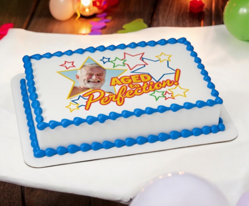 Aged To Perfection PhotoCake® Edible Image® Frame Cake