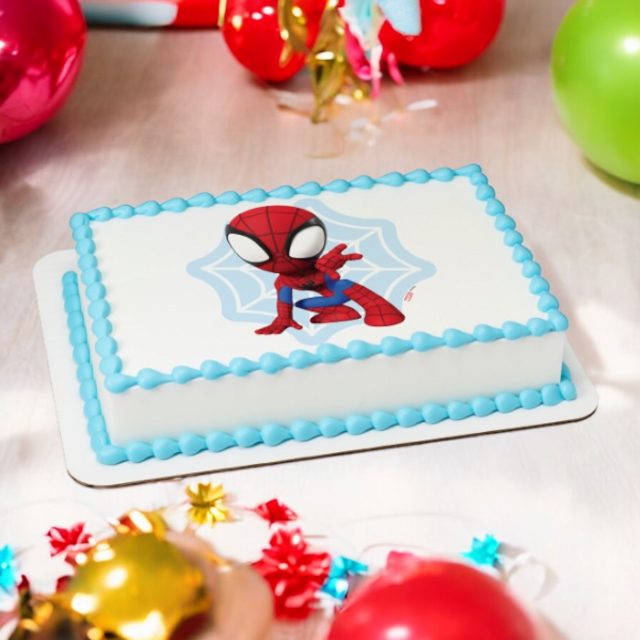 MARVEL Spidey and His Amazing Friends Spidey Web PhotoCake® Edible Image® 