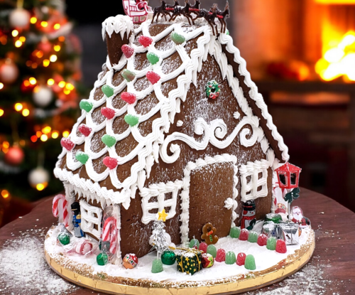 Custom Built Gingerbread House