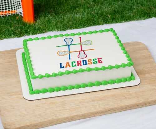 Lacrosse PhotoCake® Edible Image®