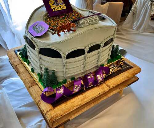 Tiger Stadium Cake