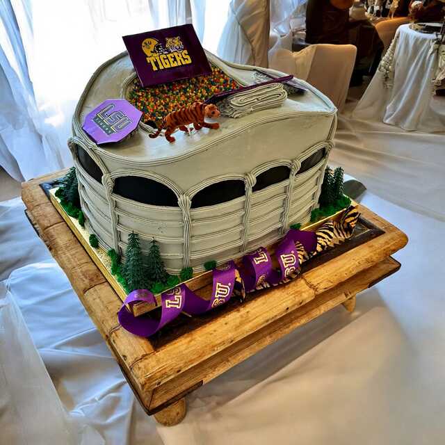 Tiger Stadium Cake