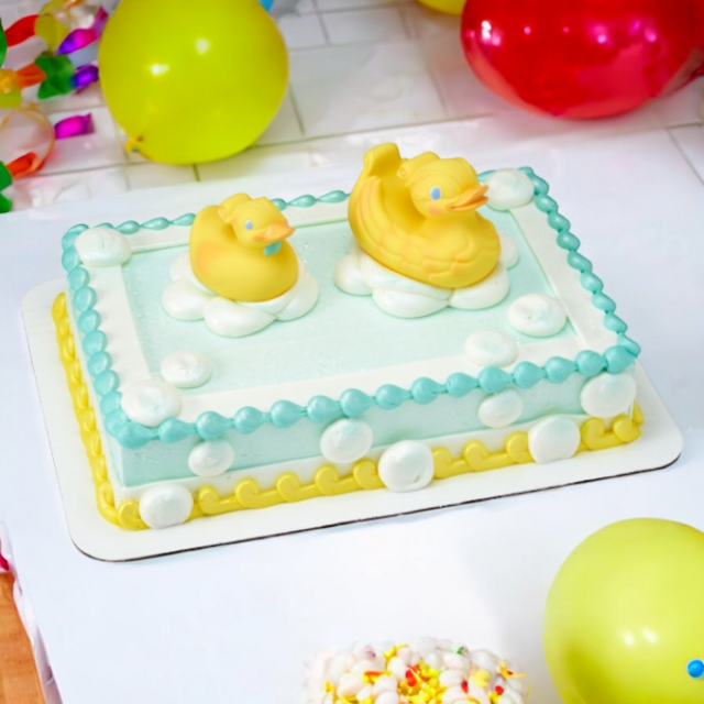 Duckies DecoSet® Kit Cake (Choose the Color Icing)