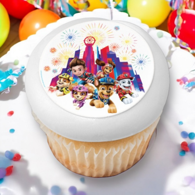 PAW Patrol The Movie PhotoCake® Edible Image® Cupcakes (12 Cupcakes)